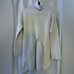 BCBGMaxAzria Cream Turtleneck Sweater